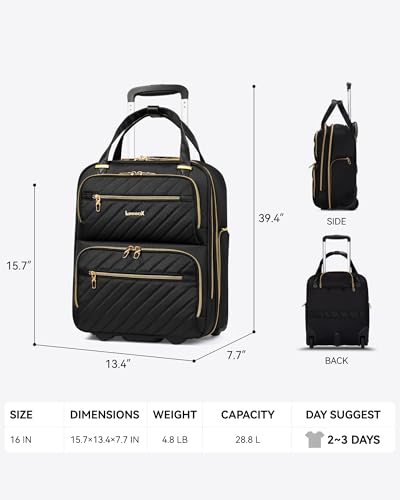 Luggex Underseat Carry On Luggage With Wheels thumb #6