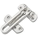 Royal H&H Heavy Duty Swing Bar Lock as Secondary Door Lock Security Latch Guard Clasp for Home Hotel Office Reinforced Solid Stainless Steel Catch