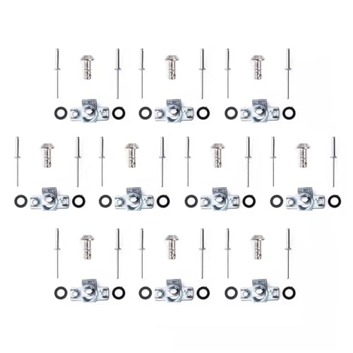 Compatible With バイク レース フェアリング ファスナー ネジ 14mm/17mm クイック リリース ターン ボルト 10 セット バイク 固定ボルト 対応