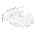 Ysyqkn Memory Foam Massage Table Breast Pillow Comfortable Multifunctional Beauty Salon Support Pillow for Beauty SPA Relaxing Home, Green