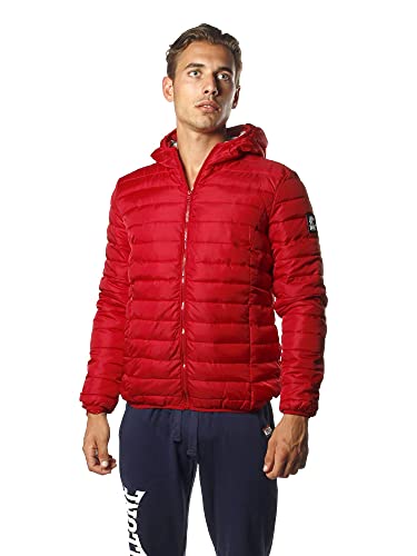 LEONE 1947 Apparel Veste à capuche pour homme en coton noir confortable