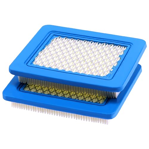 VooGenzek 2 Piezas Filtro de Aire para Cortacésped y Tractores, Repuesto Compatible con B&S 491588 491588S 4915885 399959 PT15853