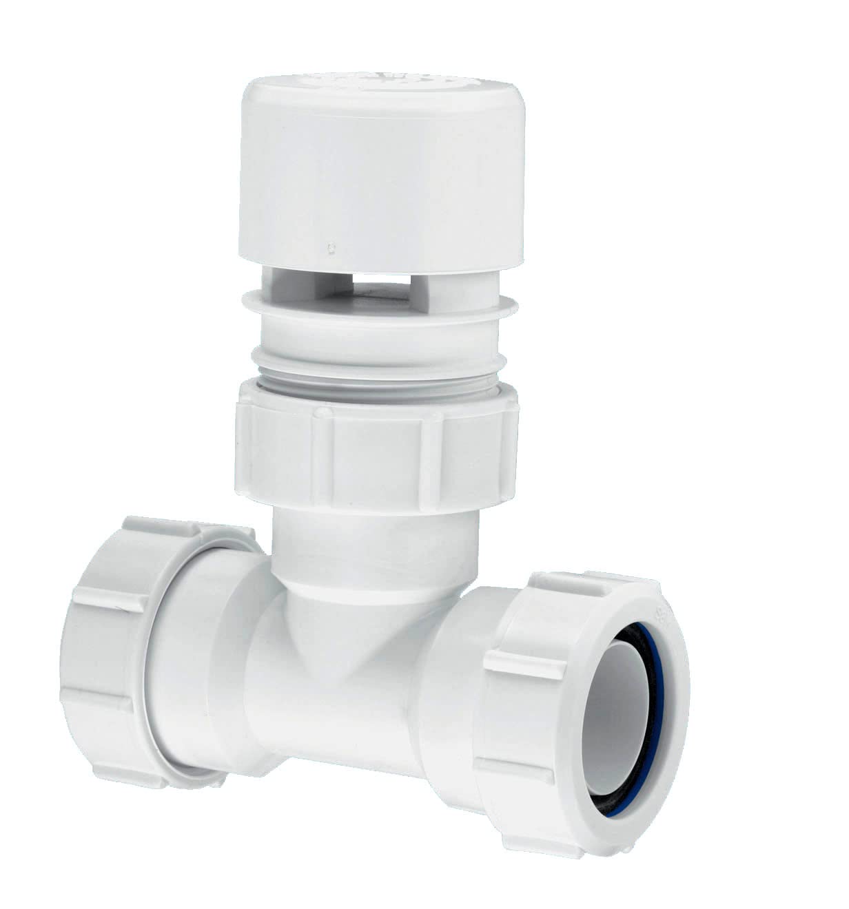 Mcalpine Ventapipe Auto Air Vent Admittance Valve with Multifit Tee 1.25'' VP4