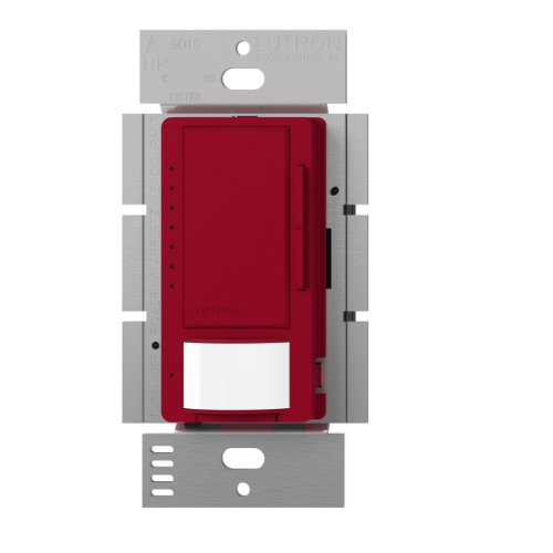 Lutron Maestro LED+ Dimmer and Vacancy Sensor, Single Pole and Multi-Location, MSCL-VP153M-HT, Hot