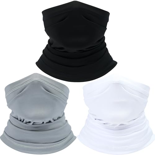 Image of UV Protection Cooling Neck Gaiter Face Mask Scarf for Men - Windproof Neck Cover Bandana Neck Warmer Mask