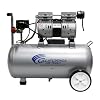 California Air Tools 8010 1.0 HP Ultra Quiet and Oil-Free Air Compressor, 8 Gallon Steel Tank, Lightweight with Wheels, 60 dBA Noise Level