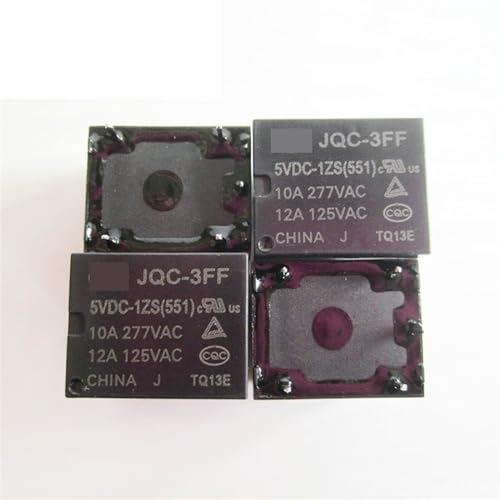 Relés de potencia HF3FF JQC-3FF componentes electromecánicos de 5 pines y 24V para circuitos 3