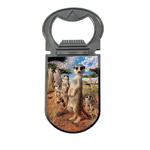 Best Kitchen Gift Ideas: Unique Keepsakes and Practical Tools for Every Home 2 3D LiveLife Bottle Openers - Meerkat Gaze from Deluxebase. Meerkat Magnetic Drink Opener with Lenticular 3D Image. Fridge Magnet Gifts for Kitchen and Bar Accessories.