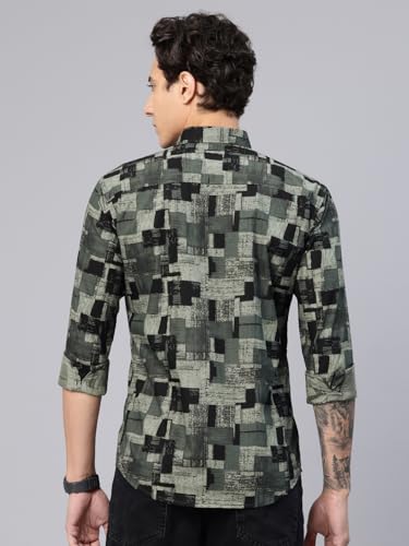 Image of Majestic Man Pure Cotton Printed Trendy & Comfortable Casual Shirt