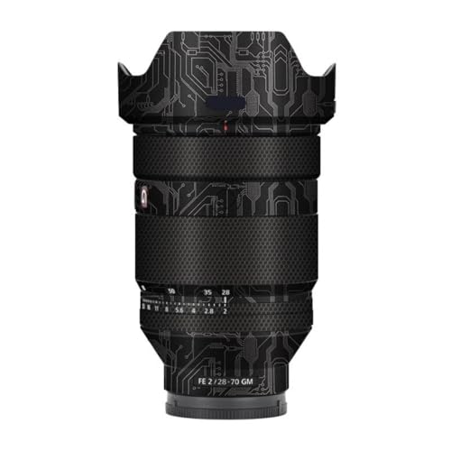 Autocollant en vinyle Sony FE 28-70 mm F2 GM circuit titane pour objectif photo