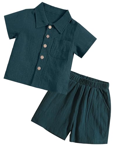 FEOYA Baby Jungen Sommer 2-Teiler Set Kleinkind Shirt Shorts Babykleidung...