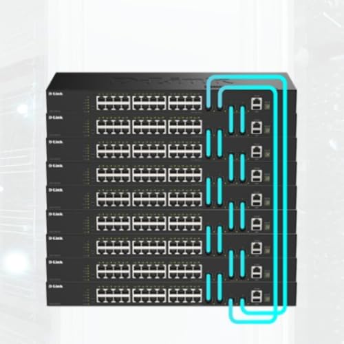 Image of D-Link DGS-1530-20 16-Port Gigabit Stackable Smart Managed Switch 4 Ports 10G SFP+ for uplink, 6kV Surge Protection on ethernet Ports, QoS, Enterprise Security, RPS Support