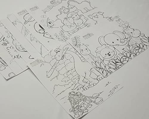 Maleta de Pintura Kit Com 86 Peças Estojo Unicórnio Menina Volta às Aulas