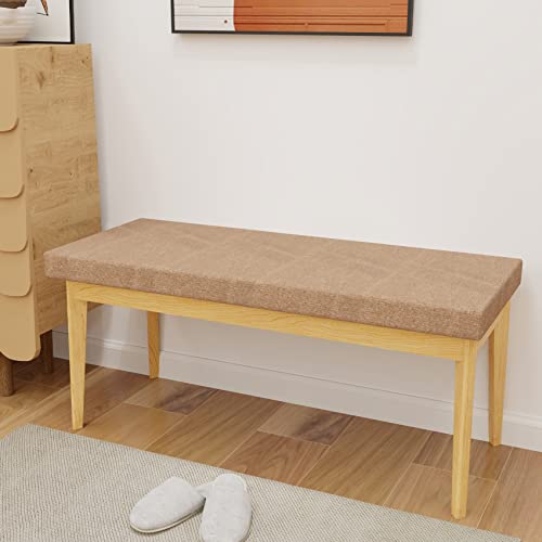 Rofielty Custom Bench Cushion, Durable Indoor/Outdoor Bench Seat Cushion, 70+ Colors To Choose From, Patio Furniture Bench Cushion, Multiple Scenarios Can Be Applied. (Custom Size) #TOP6