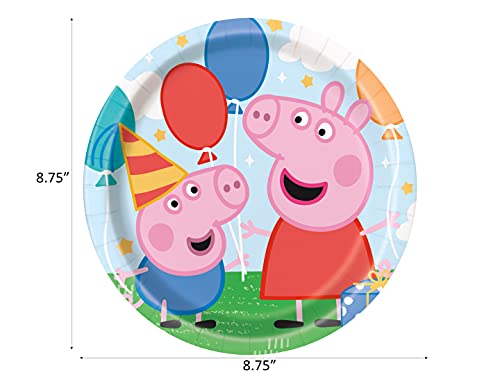 Peach State Peppa Pig Party Supplies Bundle With Plates And Napkins For 16 Guests #TOP1