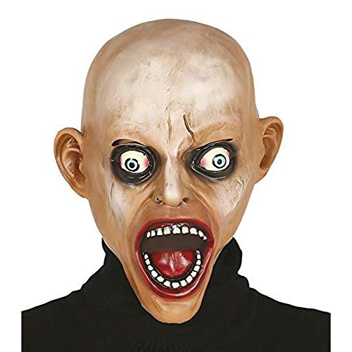 Masque de zombie Guirca 2406 en latex pour éviter le maquillage long et complexe