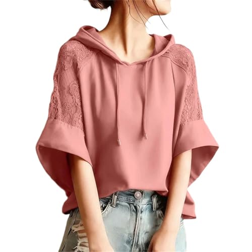 Chemisier patchwork en dentelle pour femme et tunique casual