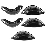 NUOBESTY 5 Stück Teiliges Helm Kinnschutz Kompatibel mit Motorrad Bike und Skatehelm Langlebige Kinnpolster Einfache Werkzeugfreie Montage Komfortabler Schutz für Vielseitige Helme