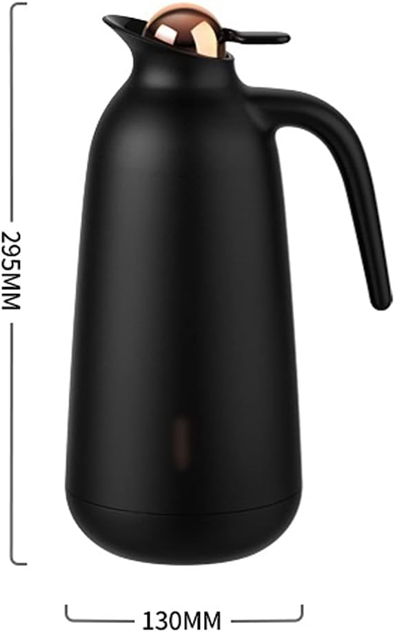 Insulated Kettle Insulated Water Pot Stainless Steel Vacuum Flask Hot Cold Insulating Pot Coffee Tea Thermal Flask Hot Water Bottle （1000ML） Vacuum Coffee Carafe (Color : E) (C)