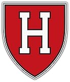 Vinyl Sticker Decal Harvard Crimson University College Durable Decal for Bumpers, Helmets, Laptops, Water Bottles, Lockers (3