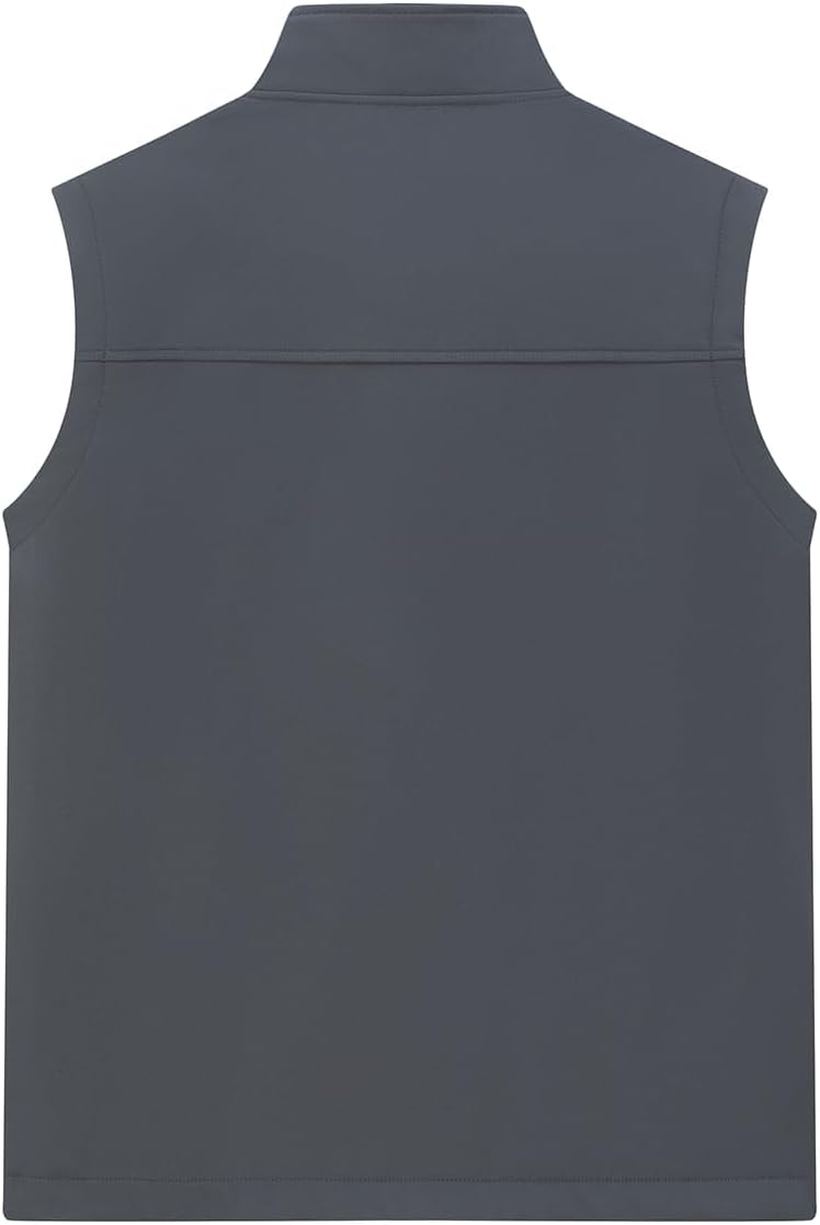 Msmsse Men's Outerwear Lightweight Vest Standing Collar Puffer Sleeveless Jacket for Hiking Running Golf - Image 5