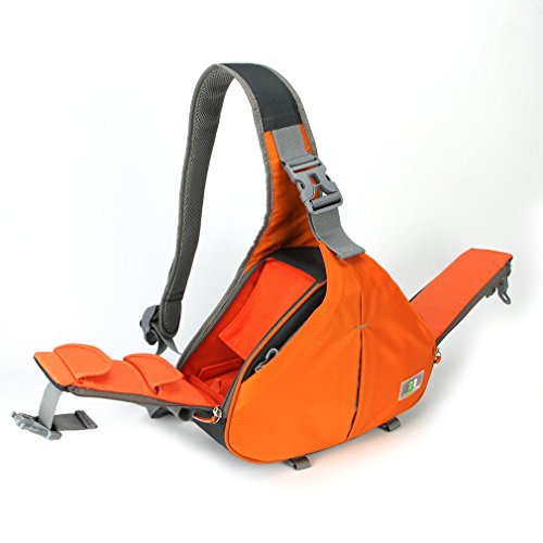Caseman Aos1 Orange Slr Dslr Camera Bag Travel Shoulder Case Sling Travel Waterproof Fit For Canon Sony Nikon Pentax #TOP5