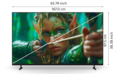 Image of Sony 189 cm (75 inches) BRAVIA 2M2 Series 4K Ultra HD Smart LED Google TV K-75S25M2