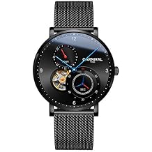 TEINTOP Carnival Mens Automatic Mechanical Watch with Steel Mesh Band