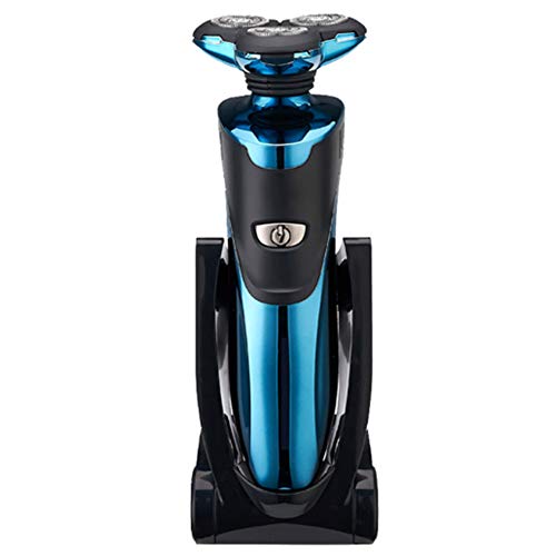 Elektrorasierer 4D Wiederaufladbare Rotary Männer Nass- und Trockenrasierer für einfache Reinigung und Desinfektion,B