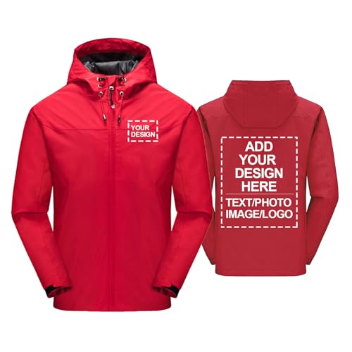 Chaqueta impermeable personalizada de hombre softshell cortavientos con capucha para lluvia