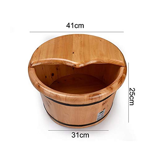 Spa de pies de madera para pedicura y masajes miniatura 2