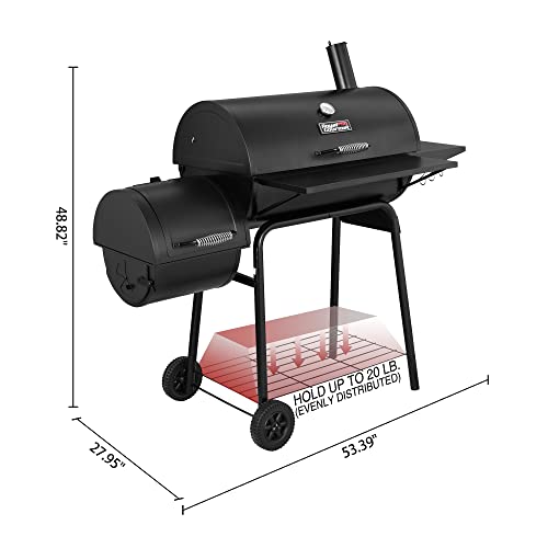 Royal Gourmet CC1830S 30 Inch Bbq Charcoal Grill And Offset Smoker thumb #2