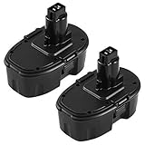 Reemplace para Dewalt 18v la batería DC9096 DE9095 DE9096 DE9098 DE9503 DW9095 DW9096 DW9098 etc. Compatible para Dewalt 18v herramientas DC330K DC410 DCD690KL DCD760B DCF059KL etc.