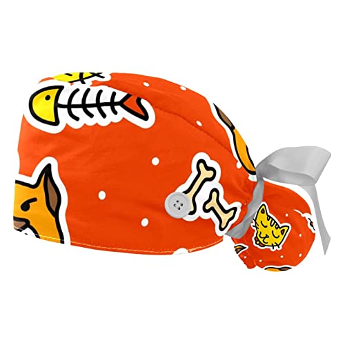 Casquette de travail ajustable JDEZ pour retenir les cheveux longs avec confort