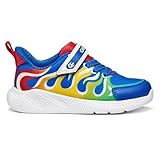 Chaussures légères Geox J Sprintye Boy Basket, Bleu Royal Multicolore, 27 EU