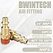 BWINTECH 25PCS Brass 1/4