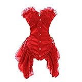 vollbrust corsage korsett damen Material: Polyester und elastische Faser