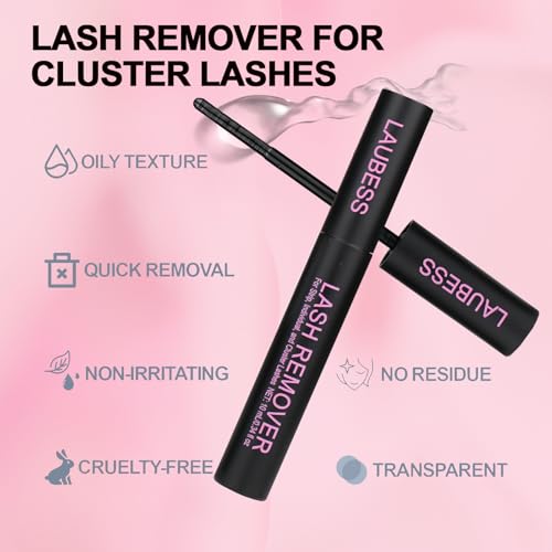 Image of Lash Remover for Lash Extensions LAUBESS 10ml Lash Glue Remover Individual False Lash Cluster Remover DIY Lash Extension Remover Eyelash Glue Remover