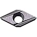 Kyocera DCET 3251MFLJ PR1705 Grade PVD Carbide, 7 Deg, Diamond, Left-HTurning Insert for Continuous Finishing in (P) Free-Cutting Steel, (P) Carbon/Alloy Steel, (M) Stainless Steel (10 pcs)