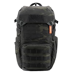 PGYTECH OneMo TAC Kamerarucksack 35L Wasserdicht Taktisch Fotorucksack Kompatibel mit DSLR/SLR/Spiegelreflex Kameras, mit 15, 6 zoll Laptop-Fach, Regenhülle, Stativhalter, Schwarz Camouflage