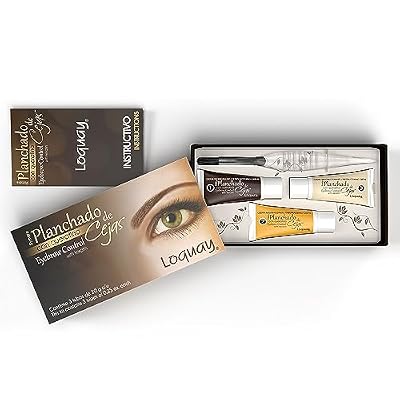 Planchado de Cejas Keratin Eyebrow Straightening Control Kit, 3 Step Treatment, 3 Tubes, 10g Each, Professional Use, Includes Comb