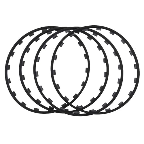 YCLNFC 4Pcs Car Wheel Rim Protector for Tesla Model 3 2019 2020 2021 2022 2023 2024 15-20'' Nylon Tire Rim Guard Anti-Scratch Wheel Edge Decor Strip Trim Ring,Black-18inch