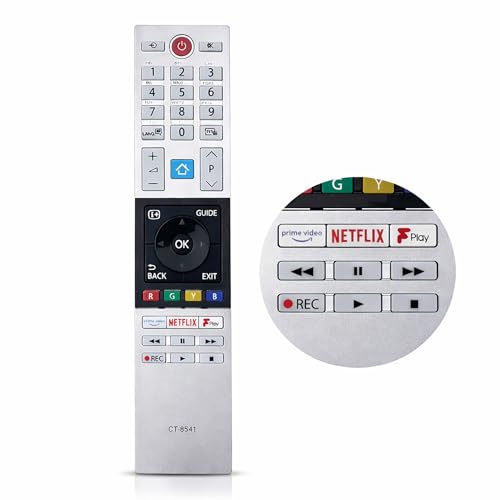 Boulton CT-8541 CT8541 Remote Control for Toshiba Smart TV CT8541 TV Remote Toshiba Controller for SmartTV UHD HD LCD LED Television - CT 8541 Controller