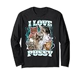 Photo Gallery i love pussy cat maglia a manica Photo Gallery i love pussy cat maglia a manica