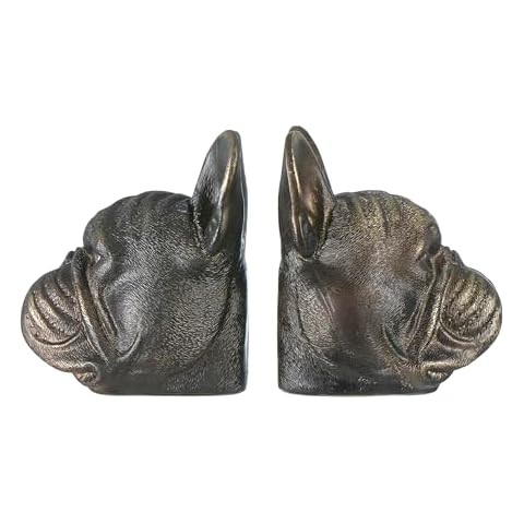 Creative Co-Op Antique Dog Head Bookends Cover