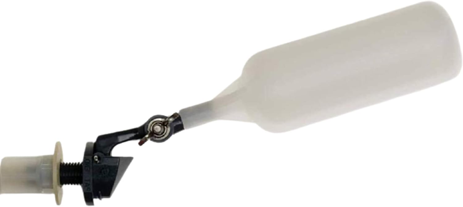 1 Pack PVC Mini Float Valve Tank Mount, Adjustable Arm, 1.5