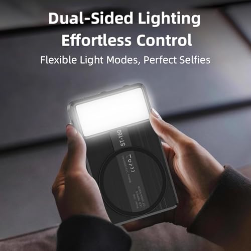 Luz de fotografía portátil para grabar vlogs y tutoriales con tu teléfono 6