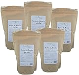 Harina de almendras pack 5kg. Pack ahorro. Sin gluten. Sin piel. Origen España.100% natural. Certificado sin MGOs. Molienda fina. Marca Española.