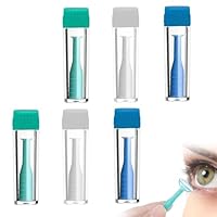 6 Stück Kontaktlinsen Einsetzhilfe,Kontaktlinsensauger,Kontaktlinsen Entferner,Kontaktlinsen Sauger Weiche Linsen,Kontaktlinsen Hilfe Zum Einsetzen,Kontaktlinsen Sauger Für Weiche Harte Linsen