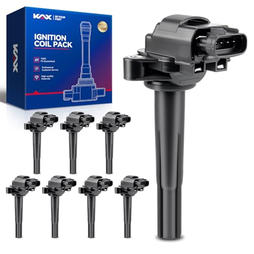 Image of KAX Pack of 8 Ignition Coil Set for Lexus LS400 1998-2000, GS400 1998-2000, SC400 1998-2000, UF229